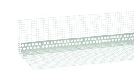 Gewebewinkel weiß, PVC 8/12, Länge 2,50 lfm, Maschenweite 8 x 12 cm von Butler macht's!