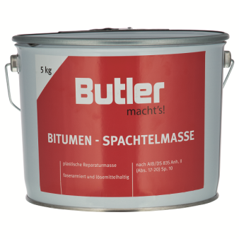 Bitumen-Spachtelmasse lösemittelhaltig 5 kg von Butler macht's!