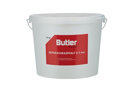 Reparaturasphalt Körnung 0-3 mm 25 kg