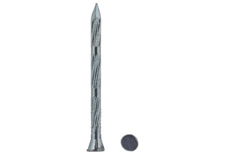 Stahlrillennägel, Senkkopf, metallisiert 