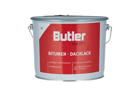Butler macht's! Bitumen-Dachlack 5 l
